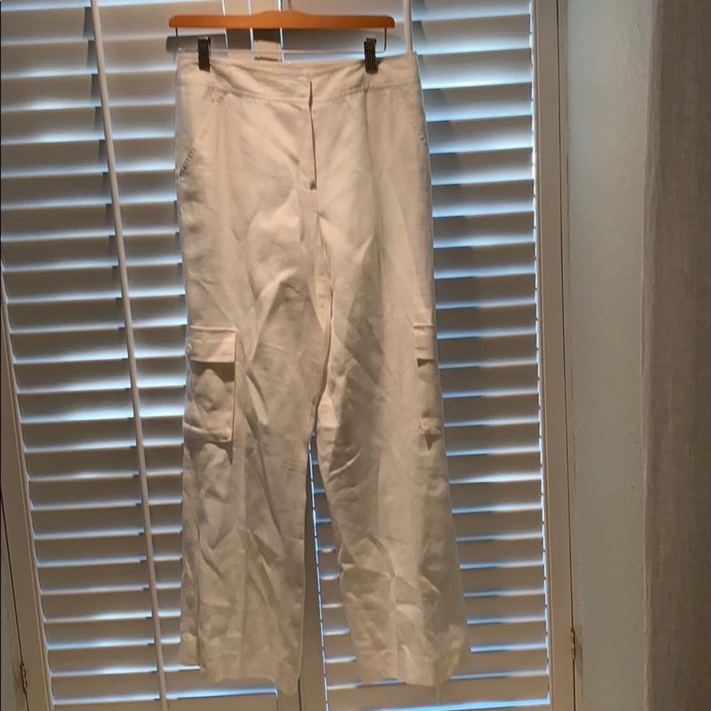 Neiman Marcus Linen Trouser